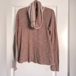 FP Beach Free People One Body-funnel neckline top-two toned